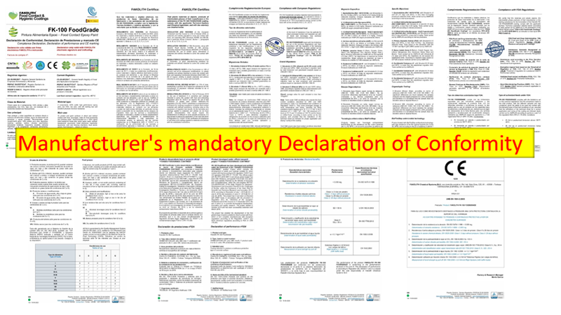 Declaration Of Conformity/Compliance - Food Contact Materials And ...