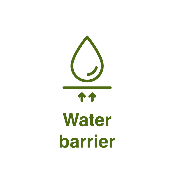 Primers and coatings for food packaging, with water vapor barrier (MVTR) and liquid water barrier (COBB) functionalities.